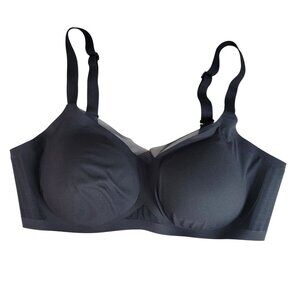 Honeylove CrossOver Bra Black 1X 40C/D Wirefree Removable Pad Seamless #LWBR0302